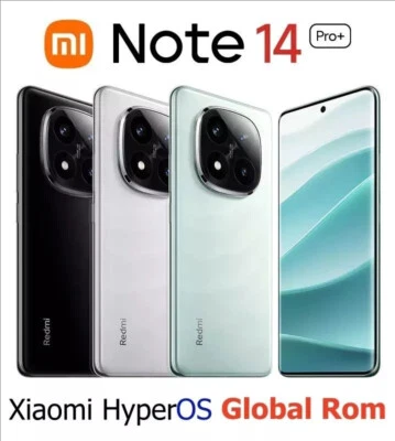 Xiaomi Redmi Note 14 Pro+ Plus 5G Smart Phone 6.67" 6200mAh NFC IP69 Global ROM - Image 1 of 4