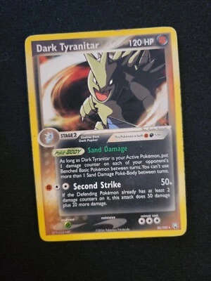 Pokémon TCG Dark Tyranitar EX Team Rocket Returns 20/109 Holo Exclusive - Image 1 of 2