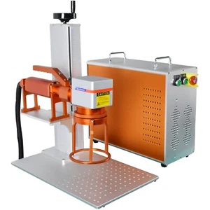 60W JPT M7 MOPA Fiber Laser Engraver Marking Machine Metal Steel Jewerly FEDEX - Picture 1 of 24