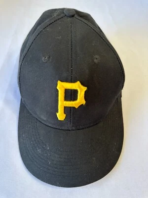 Pittsburgh Pirates Black & Gold Baseball Cap OC Sports Adjustable Hat Youth - Image 1 of 4