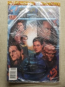 STAR TREK: Deep Space Nine #1, still sealed with Poster! VG/VF Malibu Comic Book - Picture 1 of 3