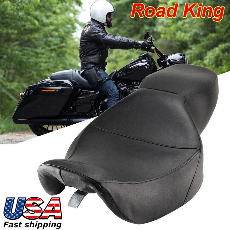 Low-Profile Seat For Harley Road King FLHR 1997-2007 2006-2007 Street Glide FLHX Foto 1 de 4