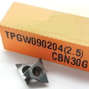 2 piezas TPGW090204 (2.5) CBN30G / TPGW1.81.51 CBN30G procesamiento de acero de alta dureza - Imagen 1 de 6