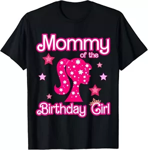 Mommy Of The Birthday Girl Doll Birthday Kid Family Matching unisex T-Shirt - Picture 1 of 2