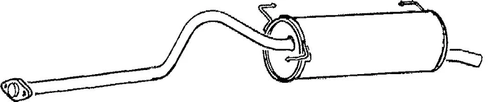 TY551C END SILENCER FOR TOYOTA PREVIA 2.4 1990-2000 - Image 1 of 1
