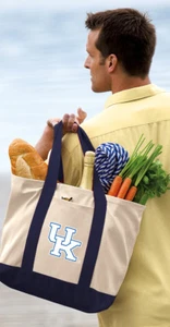 Kentucky Wildcats Tote Bags DELUXE CANVAS University of Kentucky Tote Bag - Picture 1 of 1