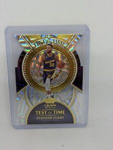Stephen Curry 2022-23 Crown Royale Test of Time Holo Gold Warriors /10