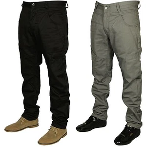 Brand New ETO Mens Jeans EM537 Grey and Black Designer Trousers Denim Pants - Picture 1 of 11