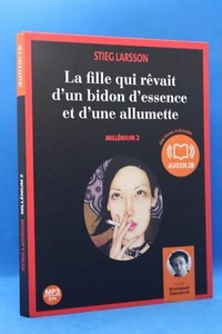audiolib MP3 livre audio 2cd " Stieg Larsson : La fille qui rêvait d'un bidon - Picture 1 of 1