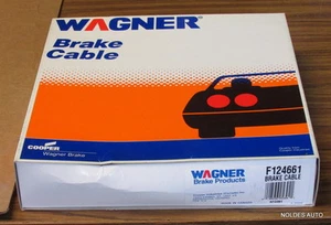 NEW WAGNER F124661 INTERMEDIATE PARKING BRAKE CABLE - Bild 1 von 2