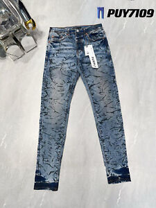 Lila Marke Jeans Herren Etiketten mit Kette enthalten ist das Etikett neu Größe30-40