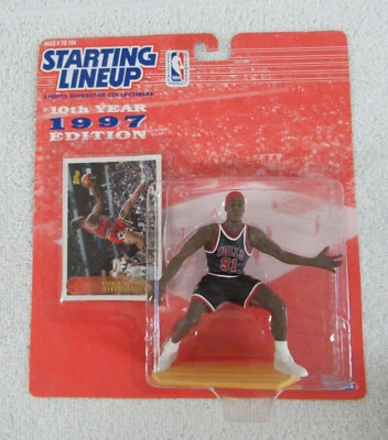 Figura Chicago Bulls Dennis Rodman 1997 SLU: variación de pelo rojo Foto 1 de 4