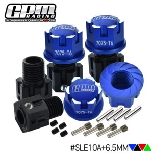 GPM Aluminum 7075 Hex Adapters (+6.5mm) And Wheel Lock For TRAXXAS 1/8 Sledge - Picture 1 of 14
