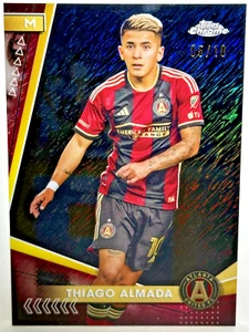 THIAGO ALMADA #/10 BLACK SHIMMER 2024 Topps Chrome MLS ** MANIA ATLANTA UNITED - Bild 1 von 1