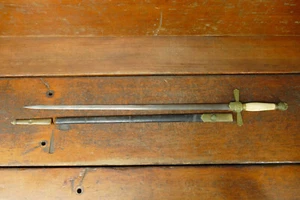 Antique 1800s MODERN WOODMEN OF AMERICA VICTORIAN FRATERNAL MWA SWORD w Scabbard - Picture 1 of 24