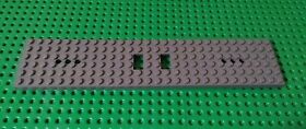 LEGO RC Train Dark Bluish Gray Train Base 6x28 3 Round Holes 1 x 2 Cutout 4093a