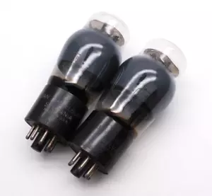 Pair SYLVANIA JAN CHS 6L6GA Valves Tubes Used Tested (V43) - Picture 1 of 2