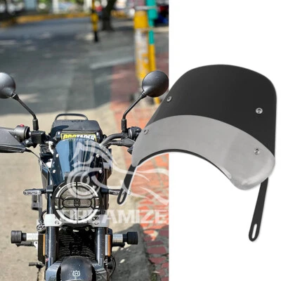 5"-7" Motorcycle Windshield Screen w/Bracket For Husqvarna Vitpilen 701 401 250 - Image 1 of 4