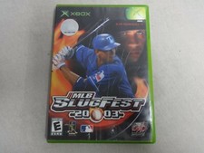 MLB Slugfest 2003 Original Microsoft Xbox Game Complete Free Ship