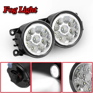 Pair LED Fog Lights Bumper Driving Lamps Bulb For TOYOTA 4RUNNER 2010-2013 6000K - Picture 1 of 20
