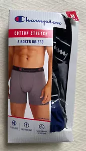 Champion Men's 5-Pack Cotton Stretch Boxer Briefs Multicolor M - Picture 1 of 5