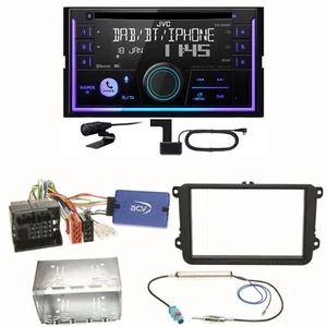 JVC KW-DB95BT Bluetooth Digitalradio Einbauset für Seat Alhambra Altea XL Leon - Bild 1 von 1