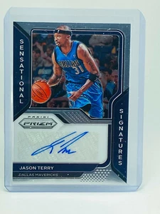 2020-21 Panini Prizm Jason Terry Sensational Signatures #SS-JTE - Picture 1 of 2