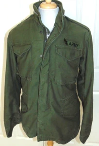 VIETNAM WAR 1968 ARMY M65 FIELD JACKET ALPHA INDUSTRIES LONG SMALL - Picture 1 of 6