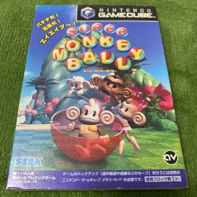 Nintendo Gamecube SUPER MONKEY BALL GC Japan Import - Image 1 of 4