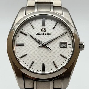 GRAND SEIKO SBGX267 White Dial 9F62 Quartz 37mm Titanium Analog Men's Watch - Picture 1 of 20