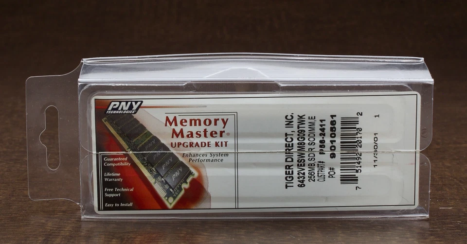 PNY Technologies Master Upgrade Kit 256MB SDR Sodimm,E - Image 1 of 3