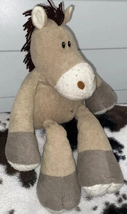 Tan Animal Adventure HORSE Plush Pony Stuffed Animal Brown Soft Toy 13” - Picture 1 of 5