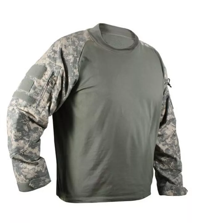 Rothco Military NYCO FR Fire Retardant Combat Shirt - ACU Digital - Image 1 of 1