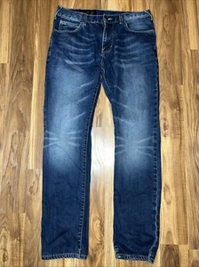 Armani Exchange J13 Herren Slim Fit Distressed Dark Wash Jeans 31x30 - Bild 1 von 14