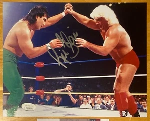 Hand SIGNED Ric Flair 10x8 Photo w/ JSA COA - WWE WWF Wrestling - Picture 1 of 5