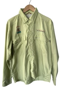 Simms Green Ebb Tide Fishing Shirt Custom Branding NWT Medium - Picture 1 of 3