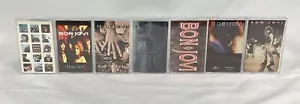BON JOVI Cassette Tape Lot x7 7800 New Jersey Slippery Wet Self Days Crush Faith - Imagen 1 de 19