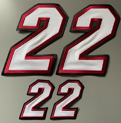 Player Uniform #22 Basketball MIAMI HEAT Road Black Jersey Rev30 Mesh Number Set Cover