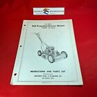 AMF Western Self-Propelled Rotary Mower 20" Model XP-160-B Instruct Parts List
