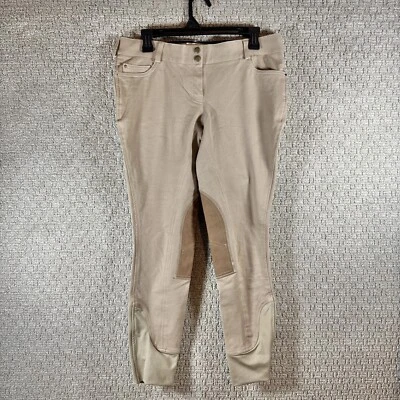 Horseware Ireland Breeches Pants WOMEN 34R Cotton Riding Equestrian Tan Tights - Image 1 of 4