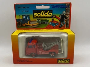 SOLIDO Saviem SG4 Depanneuse nº2102 camión bomberos Diecast - Imagen 1 de 4