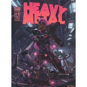 Revista Heavy Metal #1 Cubierta H Tony Moore Homenaje Heavy Metal - Imagen 1 de 1