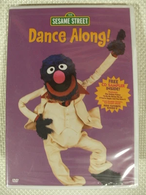 SESAME STREET Dance Along PBS TV Classic 2-Disc Set DVD + Free CD Sampler - NEW - Image 1 of 2