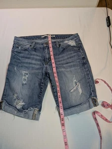 Joe's Distressed Denim Shorts Women's Size 27 - Picture 1 of 5