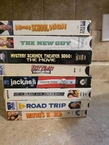 90s Movies Vhs Lot, Waynes World, Road Trip, Mystery Science Center 3000 Movie - Picture 1 of 7