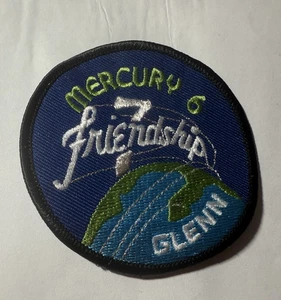 NASA -- MERCURY 6 / FRIENDSHIP 7 -- JOHN GLENN -- 3" EMBROIDERED PATCH - Picture 1 of 1