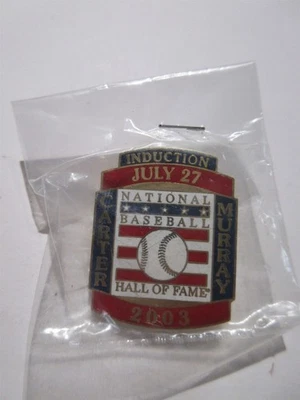 Gary Carter Eddie Murray July 27 2003 Baseball Hall Of Fame Pin  - Image 1 of 4