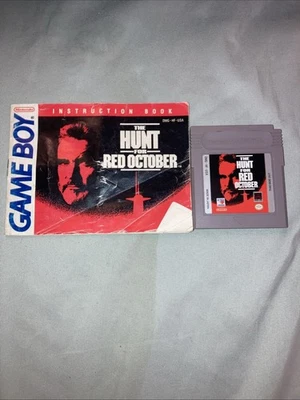 The Hunt for Red October Nintendo Gameboy 1991 Authentic Cartridge - Image 1 of 3