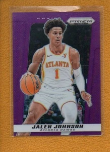 Jalen Johnson 2024-25 Panini Prizm Deca Basketball Purple Prizm #96 /99 - Picture 1 of 2