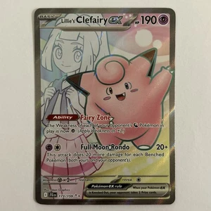 Lillie's Clefairy Ex 173/159 Journey Together Ultra Rare Holo Pokemon Card NM! - Picture 1 of 2